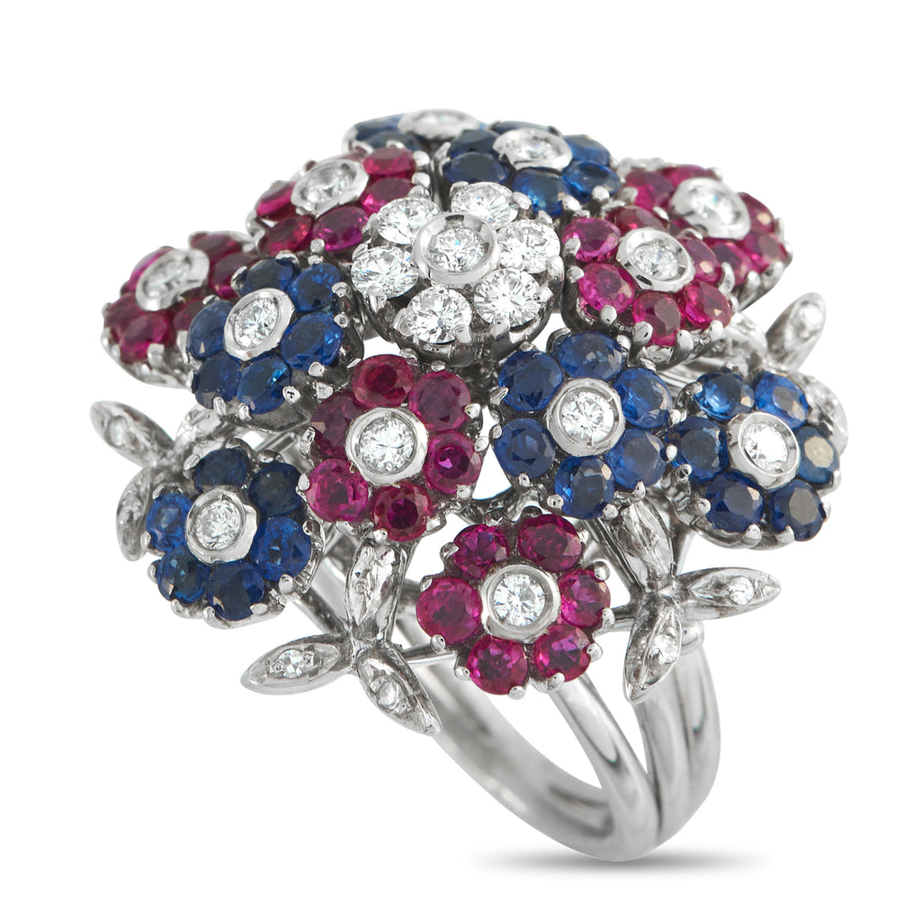 18K White Gold 2.85ct Diamond Ring