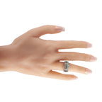 Antique 18K White Gold 1.58ct Diamond Ring