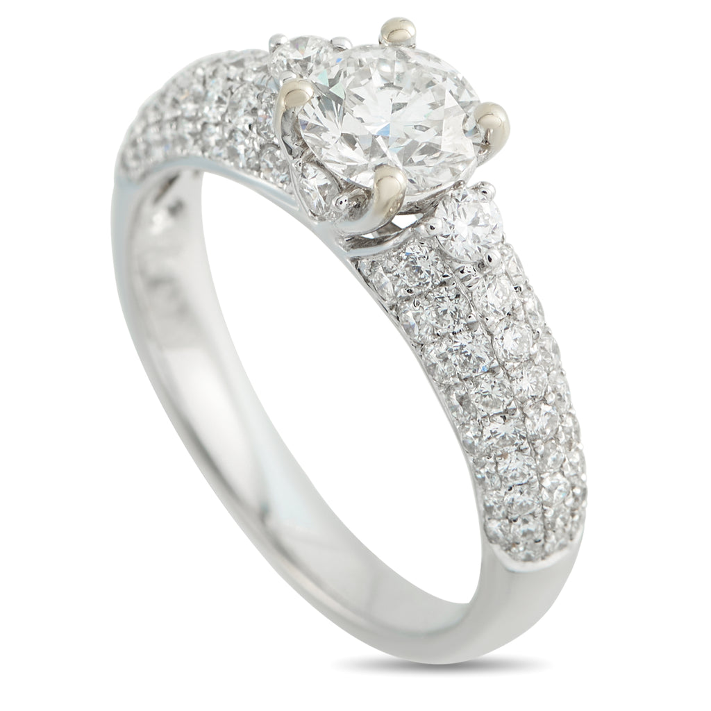 18K White Gold 1.54ct Diamond Ring
