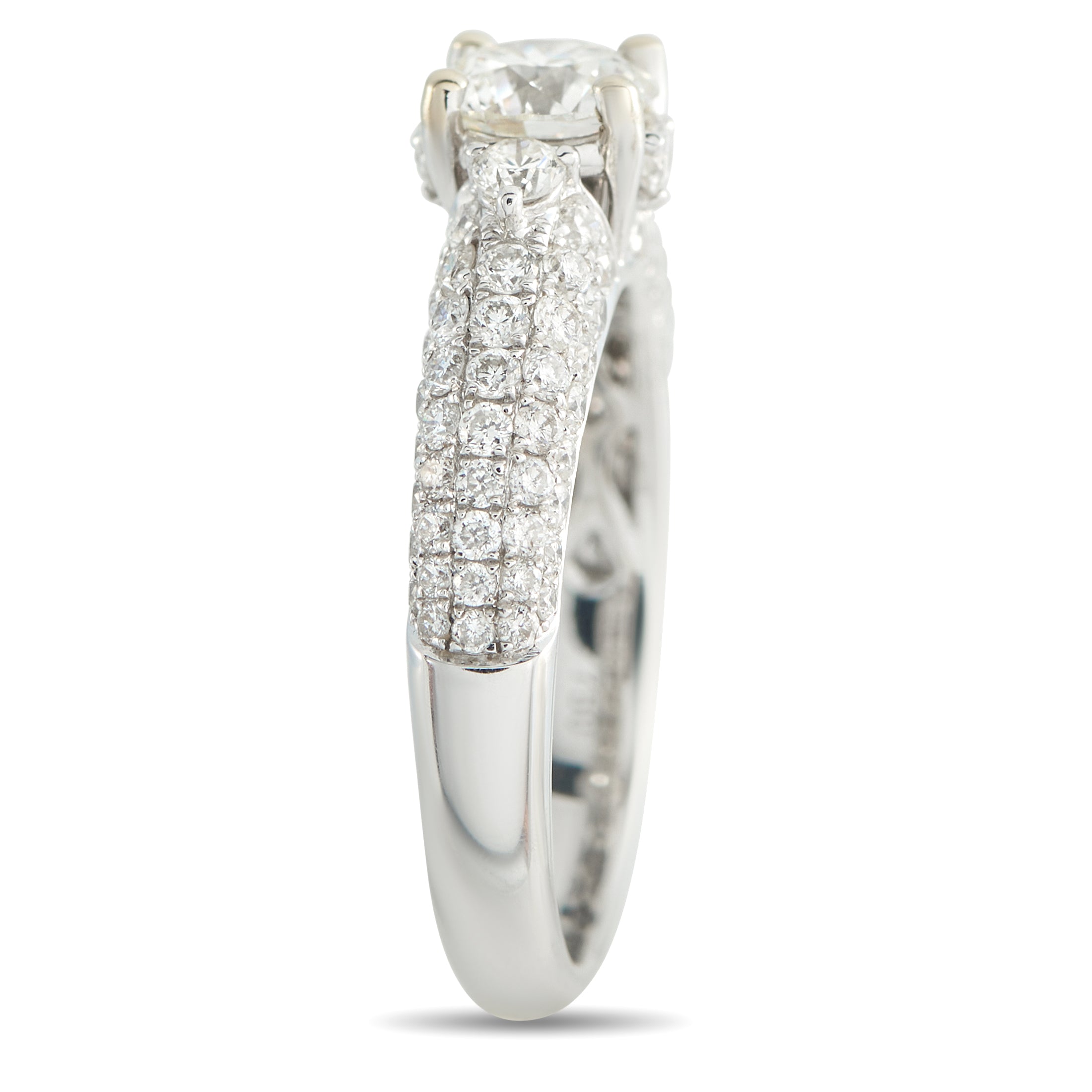 18K White Gold 1.54ct Diamond Ring