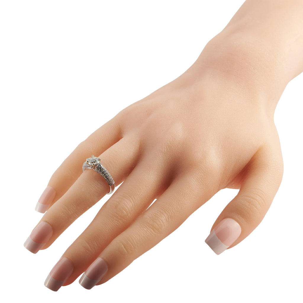 18K White Gold 1.54ct Diamond Ring