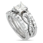 14K White Gold 1.69ct Diamond Ring
