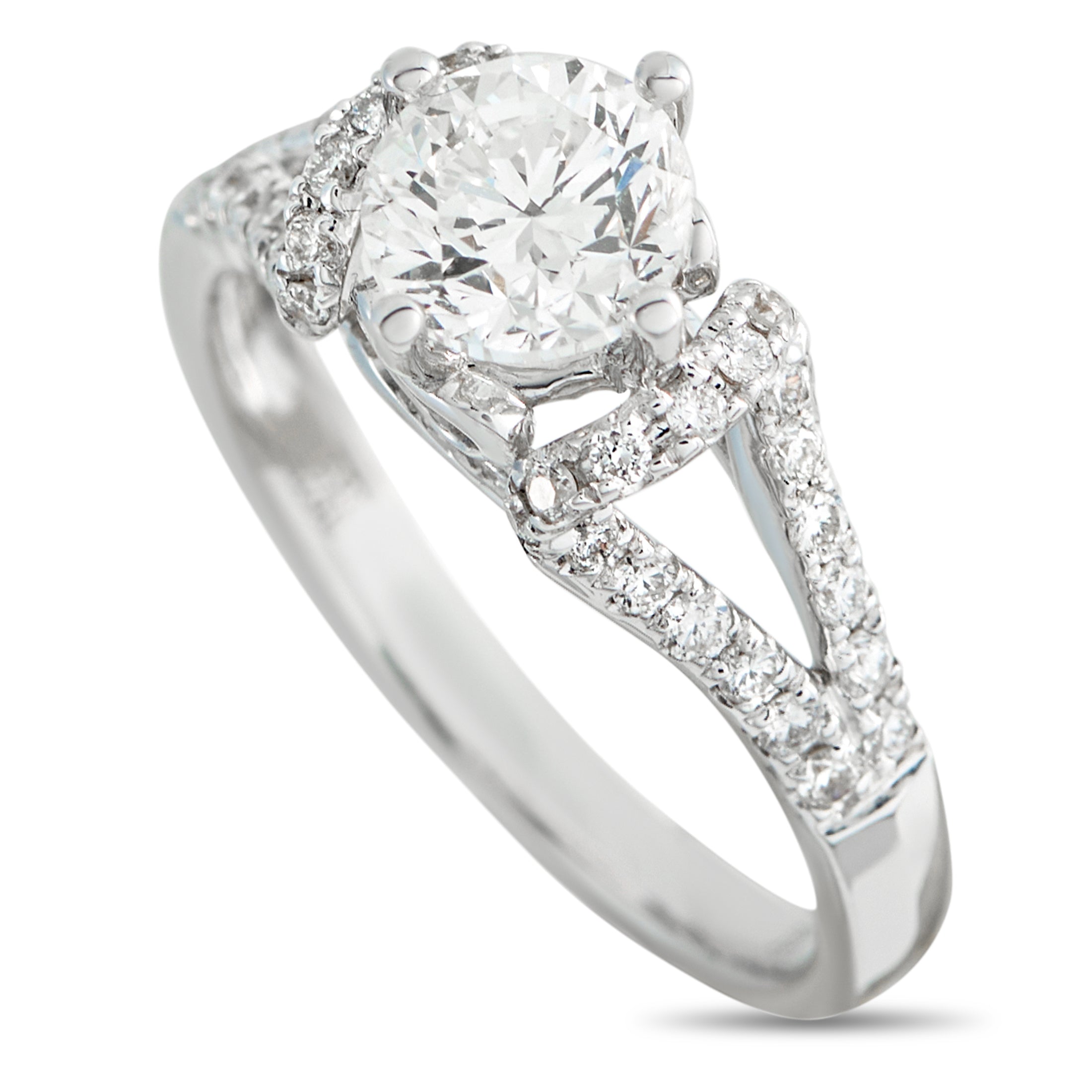 18K White Gold 1.21ct Diamond Ring