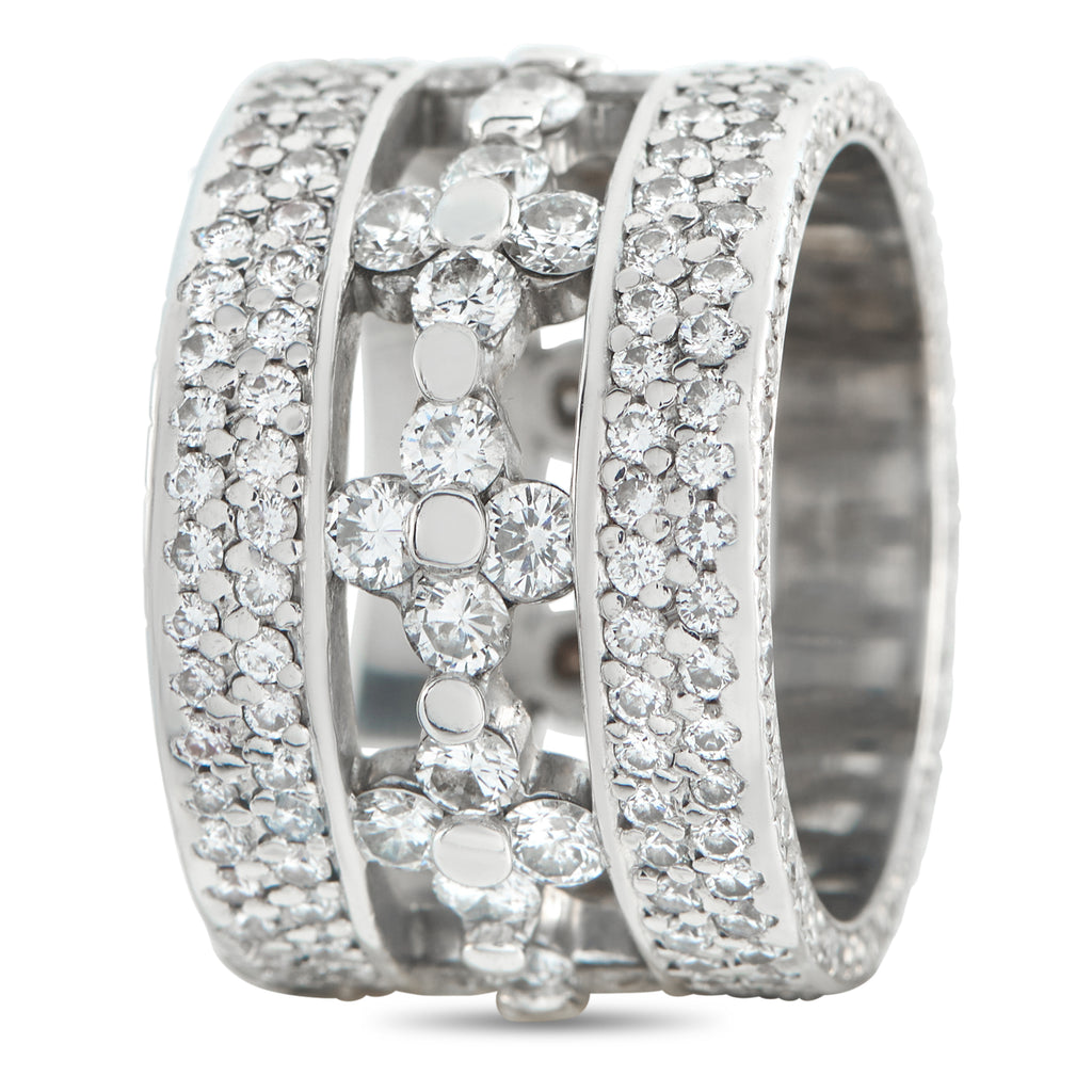 18K White Gold 4.33ct Diamond Eternity Band