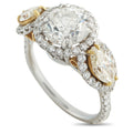 18K White Gold 3.52ct Diamond Ring