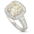 18K White Gold 3.52ct Diamond Ring