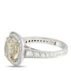 18K White Gold 3.52ct Diamond Ring