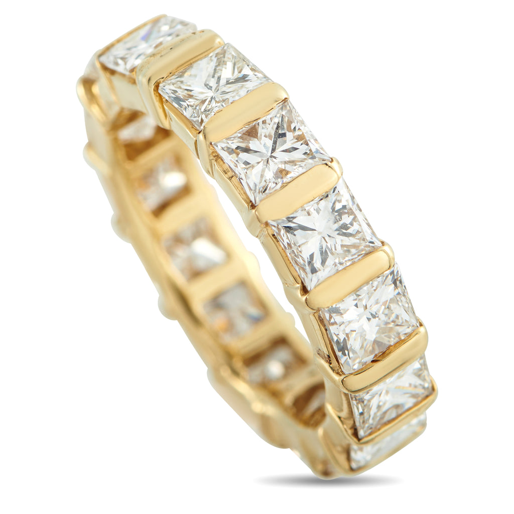 18K Yellow Gold 5.50ct Diamond Bar-Set
