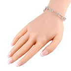 Exclusive 18K White Gold 4.35ct Diamond Bracelet