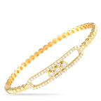 Exclusive 18K Yellow Gold 0.85ct Diamond Bracelet Alb-15343-16-Y – This 18K Yellow Gold bangle bracelet will never go out of 