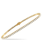 18K Yellow Gold 4.62ct Diamond Tennis Bracelet