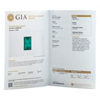18K Yellow Gold Diamond and 1.79ct Emerald Ring