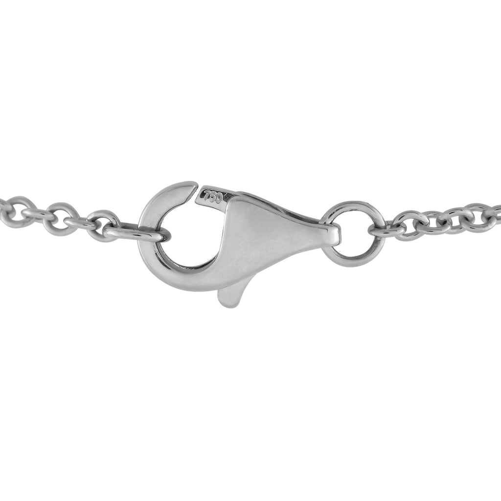 Exclusive 18K White Gold 1.80ct Diamond Sunflower Necklace