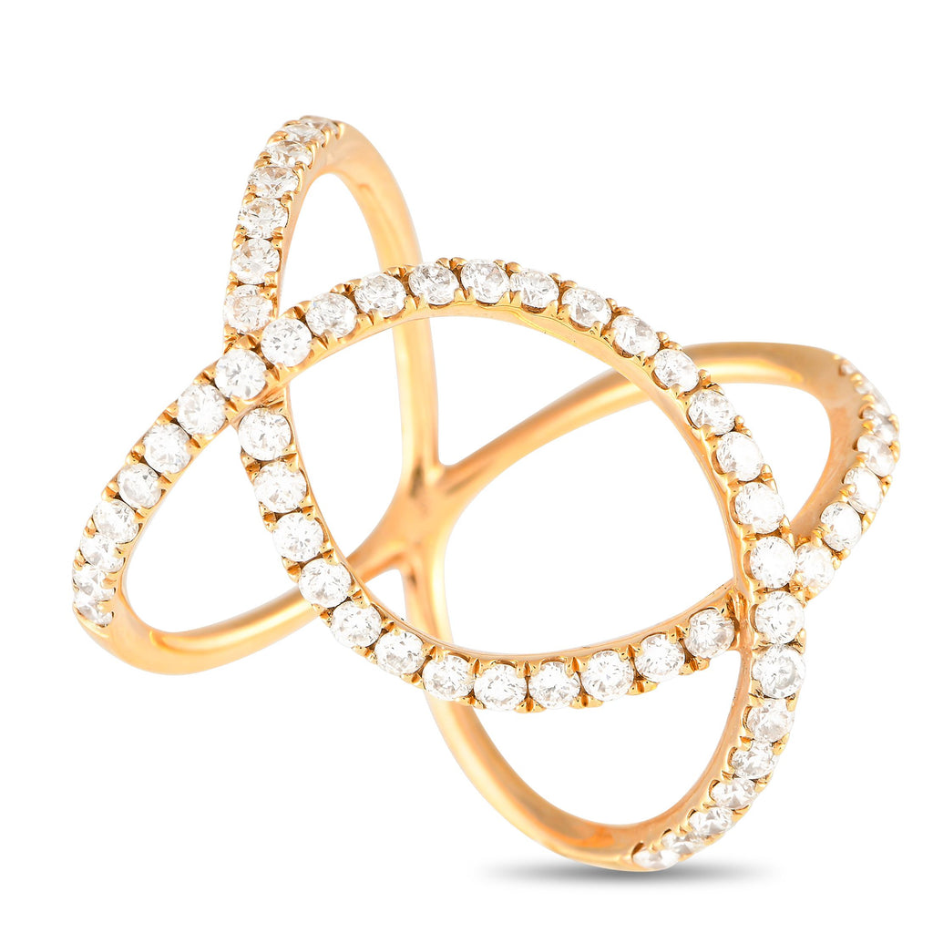 Exclusive 18K Yellow Gold 1.15ct Diamond Ring – This impeccably crafted ring is simply unforgettable