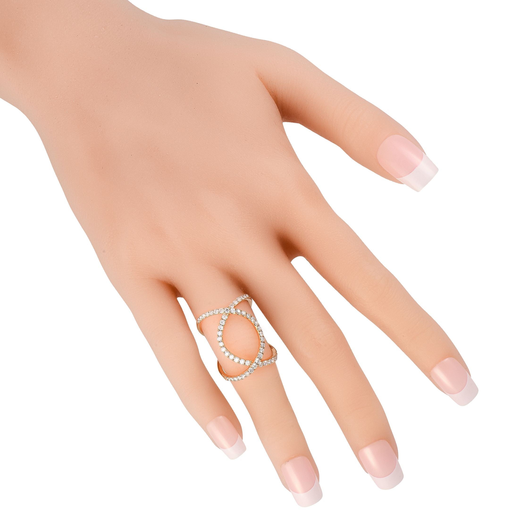 Exclusive 18K Yellow Gold 1.15ct Diamond Ring