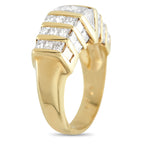 18K Yellow Gold 4.34ct Diamond Ring