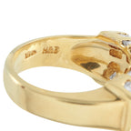18K Yellow Gold 4.34ct Diamond Ring