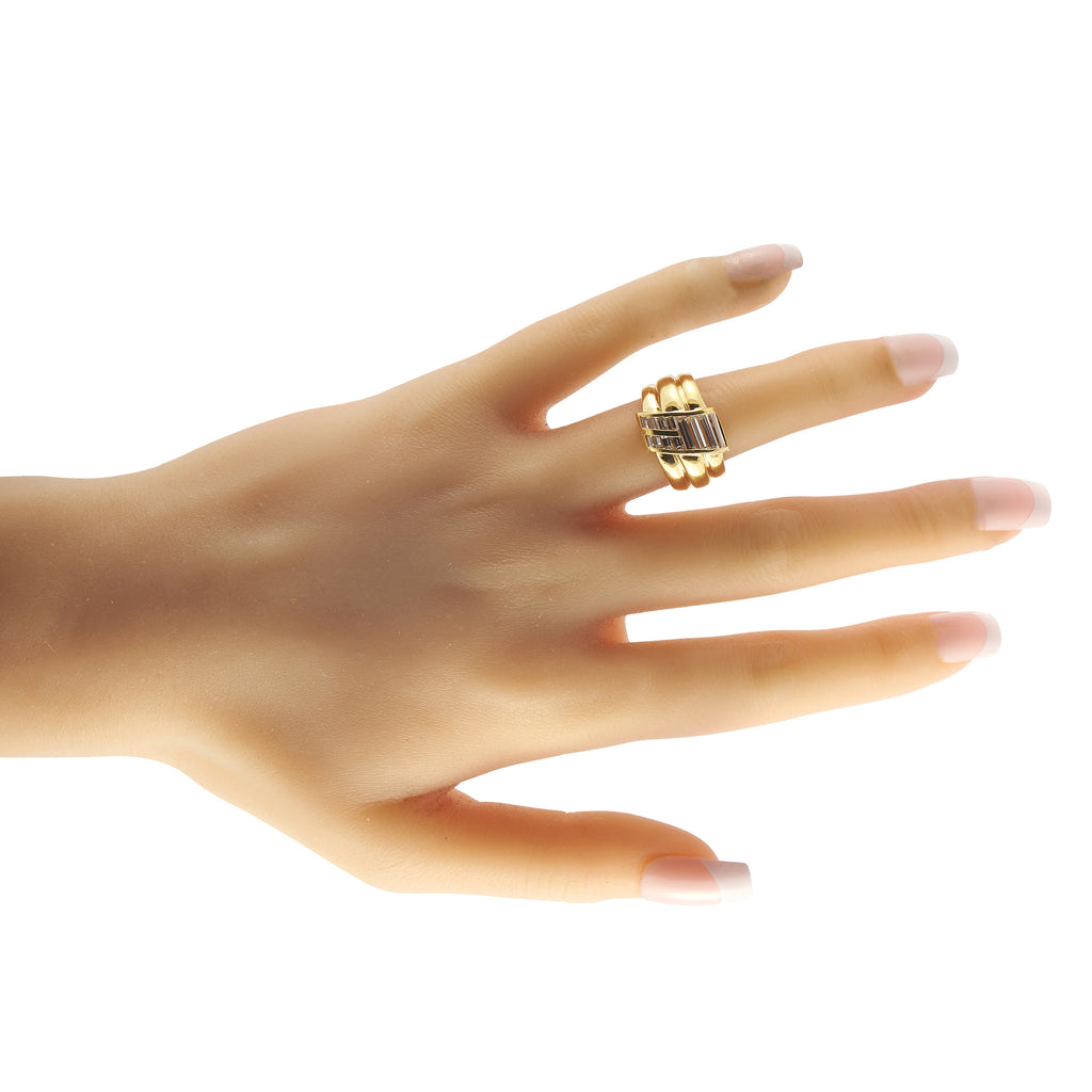 18K Yellow Gold 1.05ct Diamond Ring