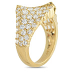 18K Yellow Gold 3.12ct Diamond Ring