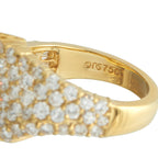 18K Yellow Gold 3.12ct Diamond Ring