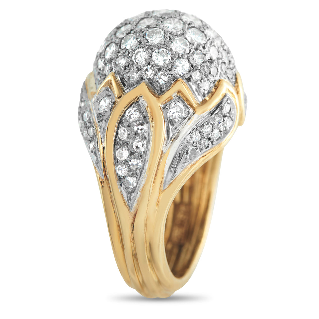 18K Yellow Gold 1.70ct Diamond Ring