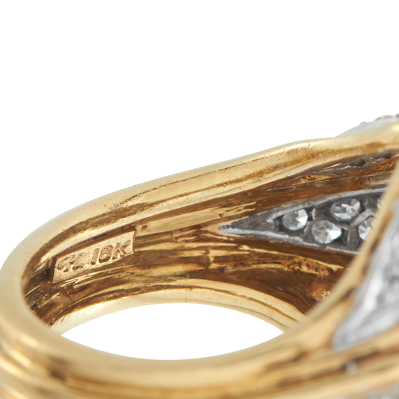 18K Yellow Gold 1.70ct Diamond Ring