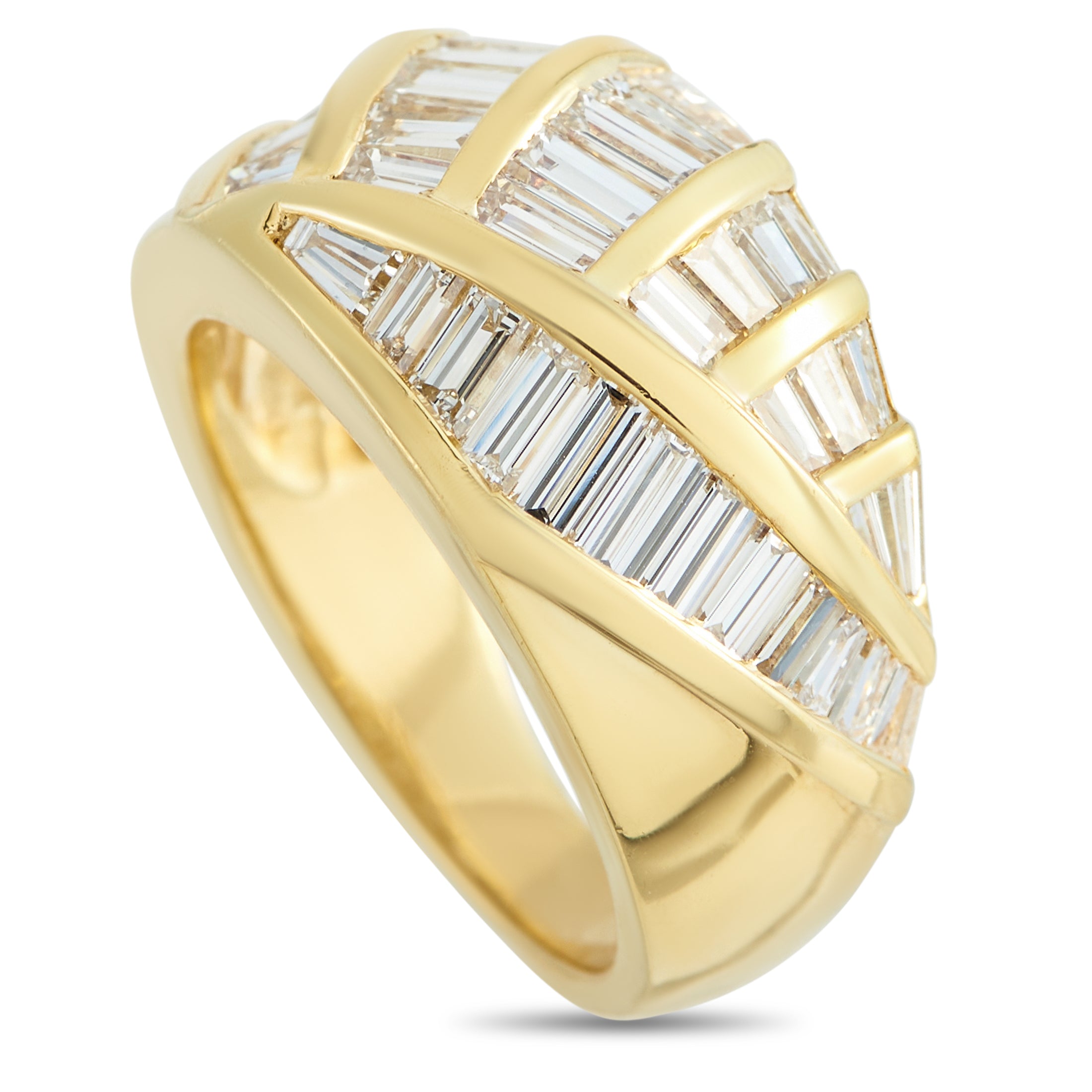 18K Yellow Gold 2.60ct Diamond Ring