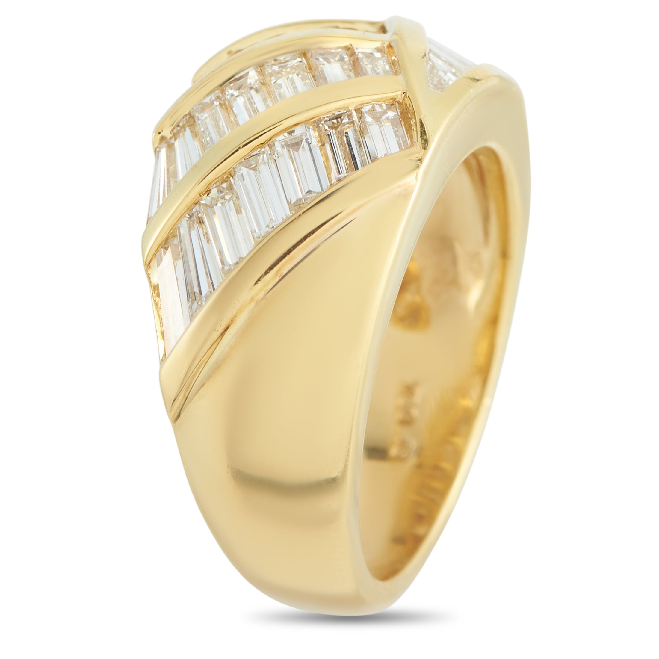 18K Yellow Gold 2.60ct Diamond Ring
