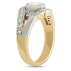 18K Yellow Gold 1.0ct Diamond Ring