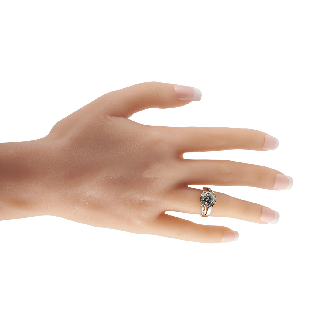 18K Yellow Gold 1.0ct Diamond Ring