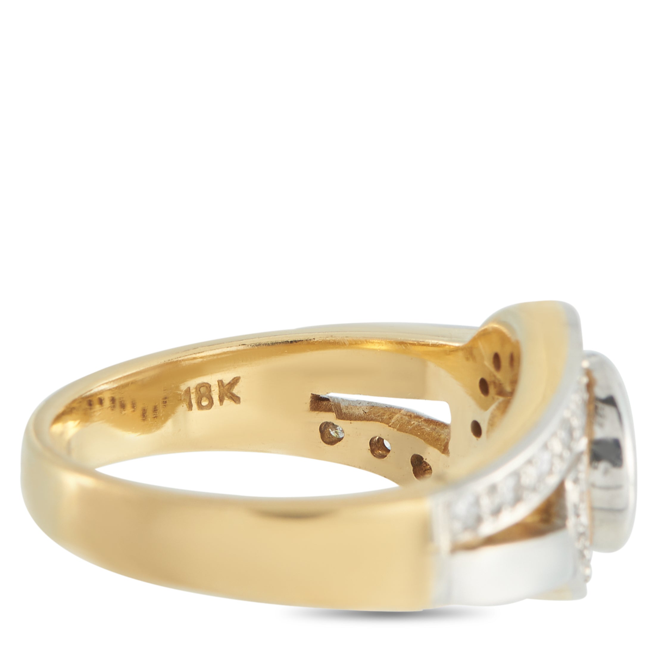 18K Yellow Gold 1.0ct Diamond Ring
