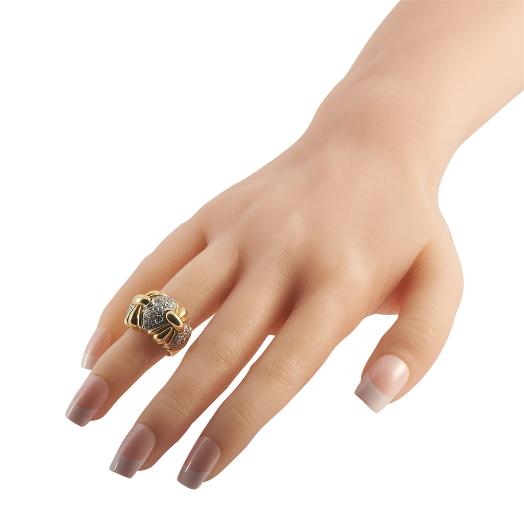18K Yellow Gold 1.35ct Diamond Ring