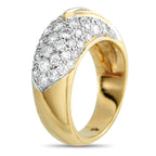 18K Yellow Gold 1.85ct Diamond Ring