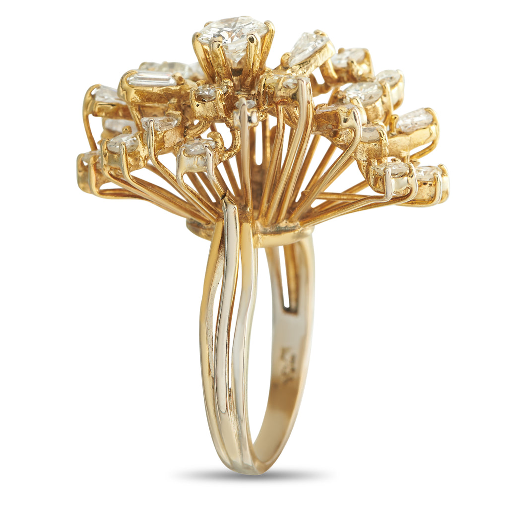 18K Yellow Gold 1.50ct Diamond Ring
