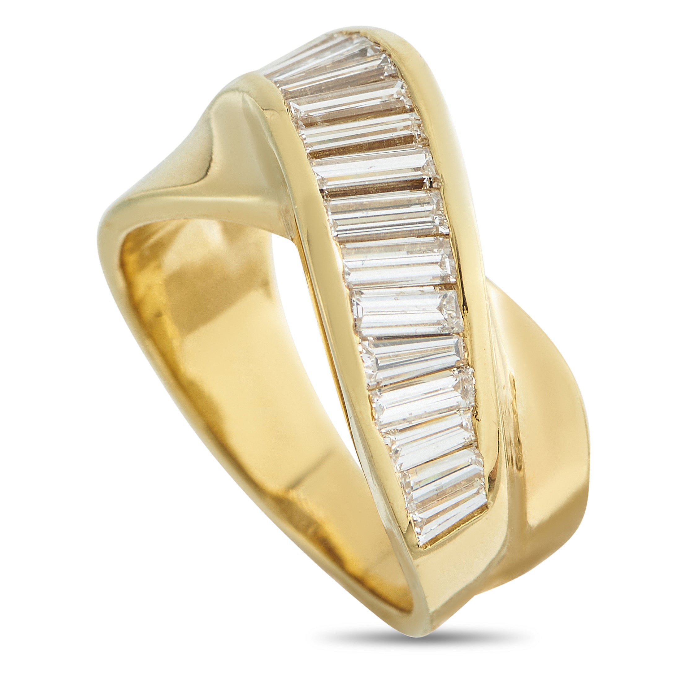 18K Yellow Gold 1.25ct Diamond Ring