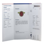 18K Yellow Gold 0.27ct Diamond and Ruby Ring