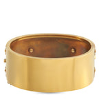 Antique 14K and 22K Yellow Gold Pearl and Enamel Bracelet