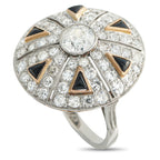 Antique Platinum 1.75ct Diamond Ring