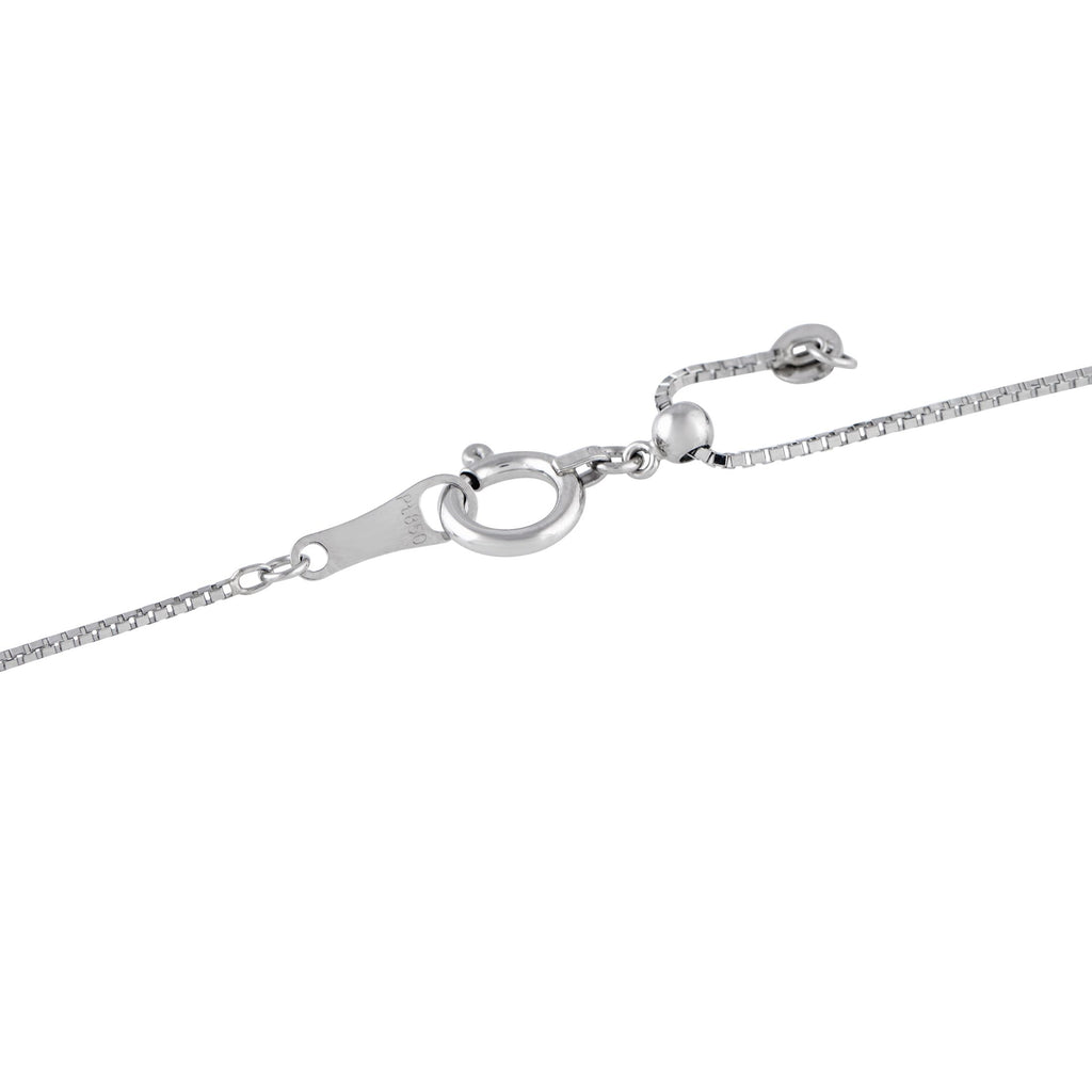 Exclusive Platinum 0.10ct Diamond and Alexandrite Bar Necklace