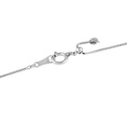 Exclusive Platinum 0.10ct Diamond and Alexandrite Bar Necklace