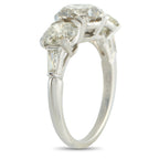 Platinum 4.11ct Diamond Ring