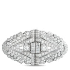 Platinum 10.50ct Diamond Brooch
