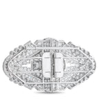 Platinum 10.50ct Diamond Brooch