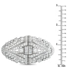 Platinum 10.50ct Diamond Brooch