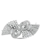Platinum 9.25ct Diamond Brooch