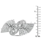 Platinum 9.25ct Diamond Brooch