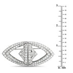 Platinum 4.50 ct Diamond Brooch