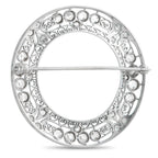 Platinum 3.75ct Diamond Wreath Brooch