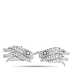 Platinum 9.0ct Diamond Wings Brooch