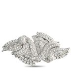 Platinum 7.50ct Diamond Brooch